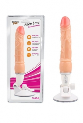 Chisa Keep Love Flexible Bomber 9.9 in 25 Cm Vantuzlu Vibratr